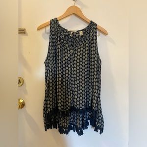 Scotch & Soda Flowy Blue Top. Size 1 (sm)